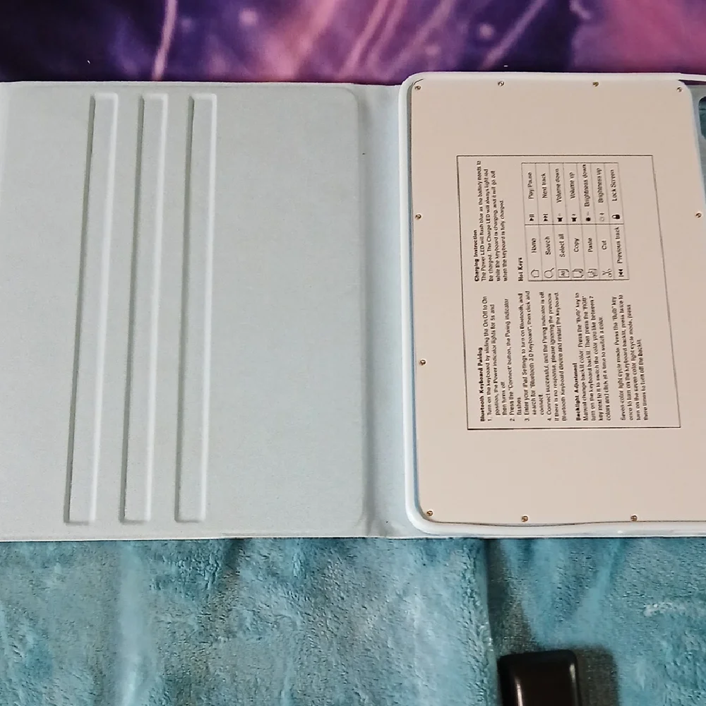 Wireless Keyboard Case - Carolina Blue